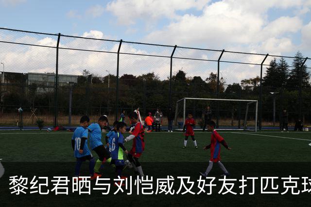 黎纪君晒与刘恺威及好友打匹克球的合照，两人承认恋情后首次同框